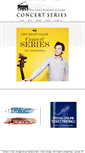 Mobile Screenshot of concertseries.stvincent.edu