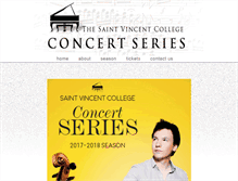 Tablet Screenshot of concertseries.stvincent.edu