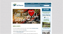 Desktop Screenshot of give.stvincent.org