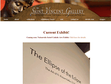 Tablet Screenshot of gallery.stvincent.edu